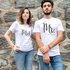 Special Date Written Dear Combination T-Shirt for Couples