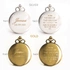 Special Message Pocket Watch for Groom's Father Thank You Gift