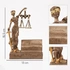 Themis Goddess of Justice Desk Cardholder Statue 18.5 cm