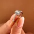 Sterling Silver Baguette Cubic Zirconia Ring for Women