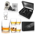 Elegant Louisville Whiskey Set with Glasses and Stones