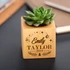 Personalised Succulent Planter with Engraved Name