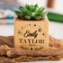 Personalised Succulent Planter with Engraved Name