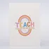 Teacher Appreciation Canvas Notebook with Teach Design