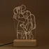 The Beauty of Us – Custom Family Silhouette LED Light