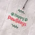 Transparent Acrylic Happy Pawlidays Pine Tree Christmas Ornament