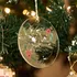 Transparent Looking Acrylic Christmas Tree Ornament