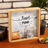 Travel Fund Personalized Wooden Piggy Bank Display Box