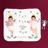 Personalised Twin Milestone Blanket for Monthly Baby Photos