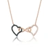 Two Hearts Together Forever Necklace