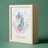 Unicorn Design Personalized Wooden LED Night Lamp