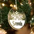 Personalised Snowflake Christmas Tree Ornament
