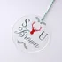 Unique Transparent Ornament for Christmas - Personalized Gift