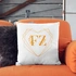 Valentine's Gift Initial Written Decorative Pillow