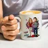 Personalised Cartoon Love Mug for Couples
