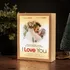 Valentine's Photo Printed Romantic Comedy Poster Designed Wooden Decorative Lamp