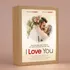 Valentine's Photo Printed Romantic Comedy Poster Designed Wooden Decorative Lamp