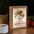 Valentine's Photo Printed Romantic Comedy Poster Designed Wooden Decorative Lamp