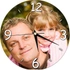 Personalised Father's Day Photo Wall Clock