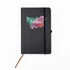 Personalised Watercolour Black Notebook for Her