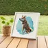 Personalised Watercolour Pet Portrait for Home Décor