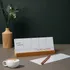 Weekly Planner Notepad with Wooden Base