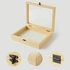 Elegant Wooden Jewellery Box with Clear Acrylic Lid
