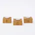 Wooden Candle Set with Yoga Design Name Customization