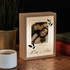 Wooden Decorative LED Lamp - Romantic Gifts for Couples with Printed Photo