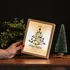 Wooden Decorative LED Lamp with Christmas Tree Design