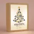 Wooden Decorative LED Lamp with Christmas Tree Design