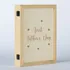 Wooden Photo Frame with Lid - First Father's Day Gift