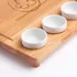 Wooden Service Plate with 4 pcs Mini Bowls as Special for Chiefs