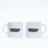 You and Me Printed 2 Piece Tea Coffee Cup Set for Lovers Gifting